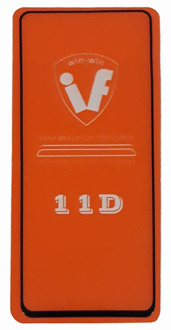 Захисне скло NoName для Samsung M115 Galaxy M11 (2020) 5D Чорний (Тих пак), фото 1