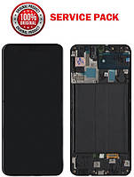 Дисплейний модуль (екран) для Samsung A505 Galaxy A50 (2019) чорний (GH82-19204A) Original