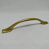 Ручка мебельная KLAS для шкафов дверок тумбочек Milax 96 мм (матовое золото)ручка меблева для шаф дверцят