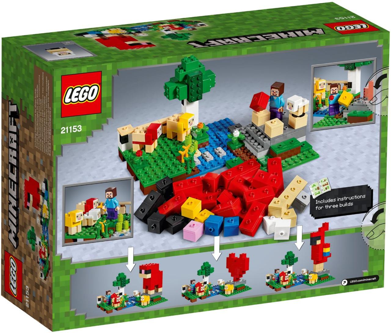 Lego Minecraft Вовняна ферма 21153