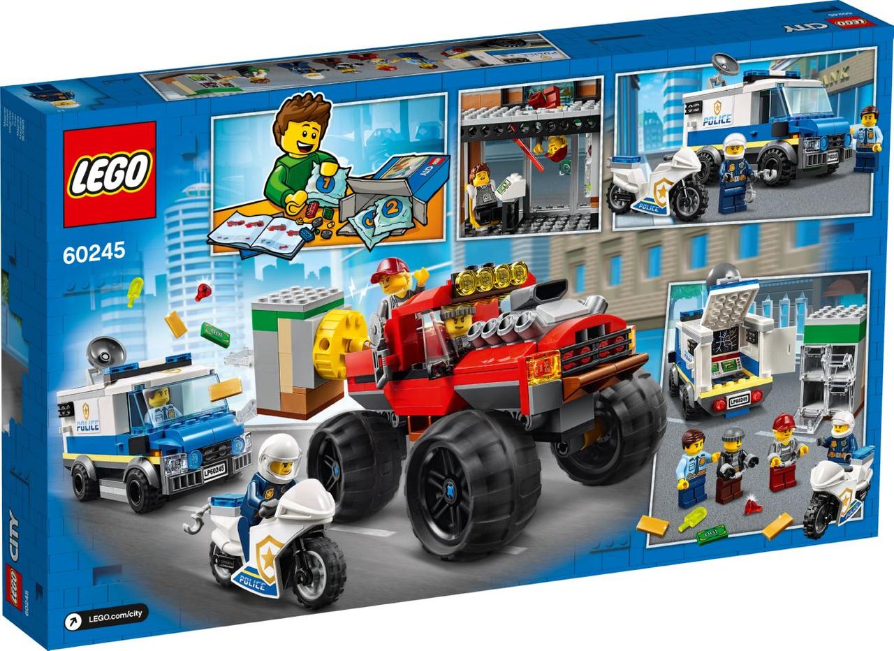 Lego City Ограбування поліцейського монстр-трака 60245