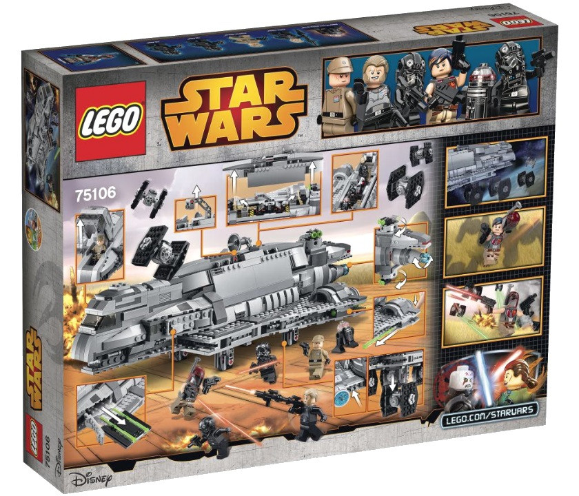 Lego Star Wars Імперський детабельний корабель 75106, фото 1