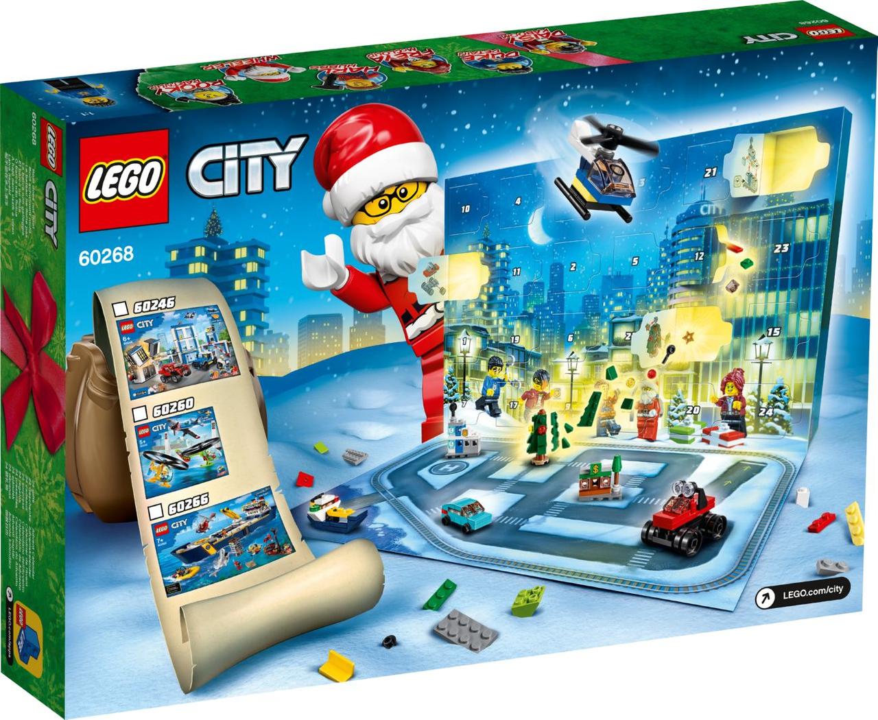 Lego City Новорічний календар Лего Сіті 60268