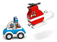 Lego Duplo Пожежний вертоліт і поліцейський автомобіль 10957, фото 4