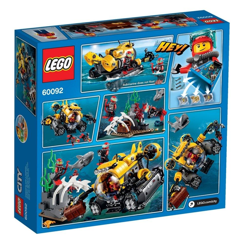 Lego City Глибоководний підводний човен 60092