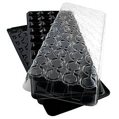 Парник для розсади 40 комірок 45x45x60 мм + піддон Агромаг