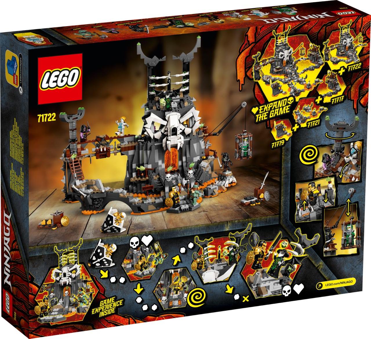 Lego Ninjago Підземелля чаклуна-скелета 71722