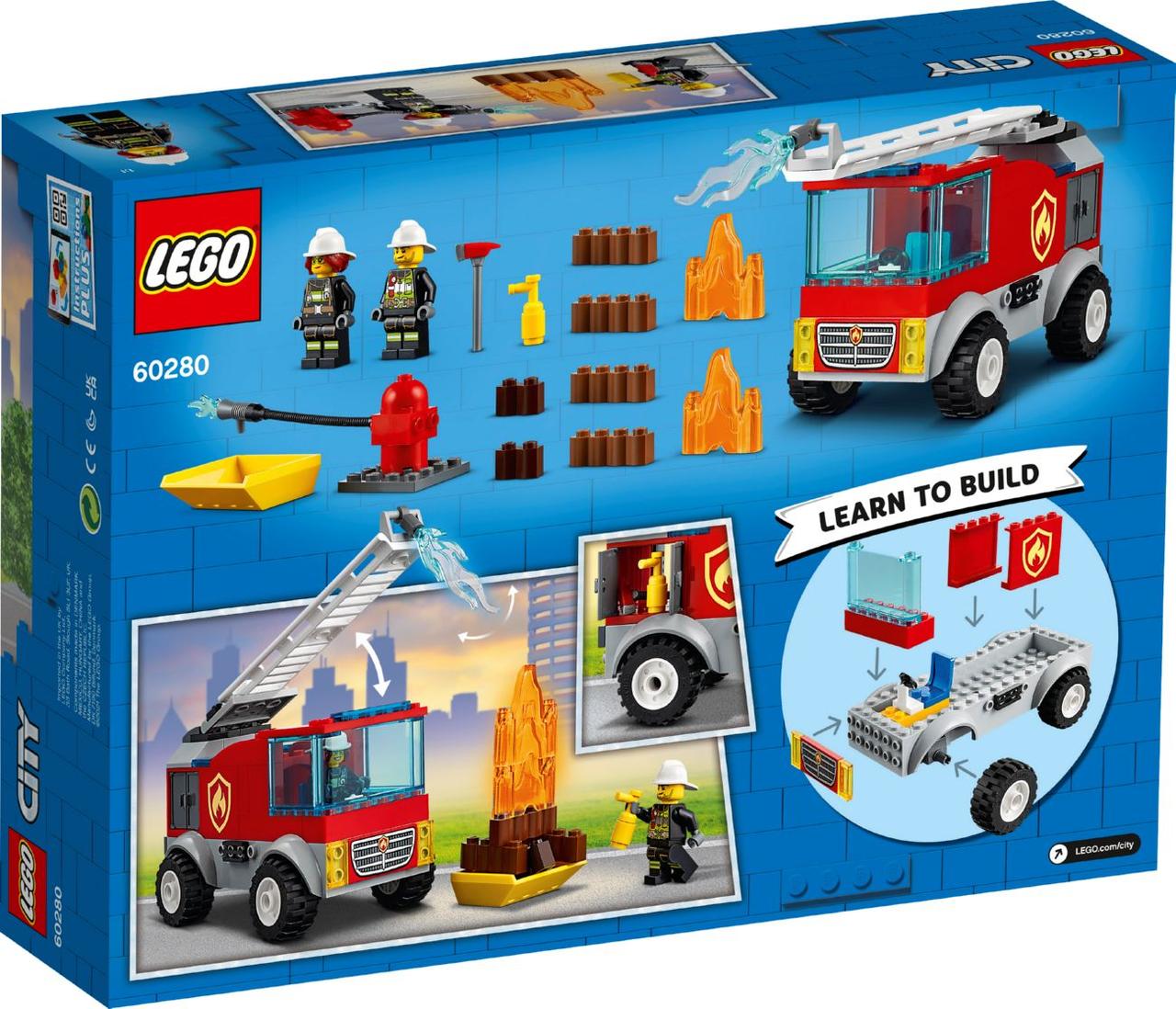 Lego City Пожежна машина зі сходами 60280