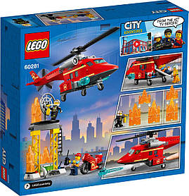 Lego City Рятувальний пожежний вертоліт 60281