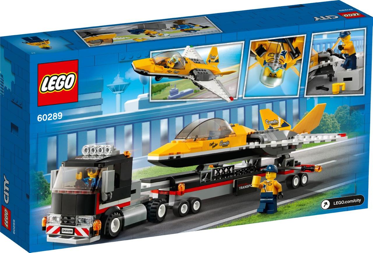 Lego City Транспортування літака на авіашоу 60289