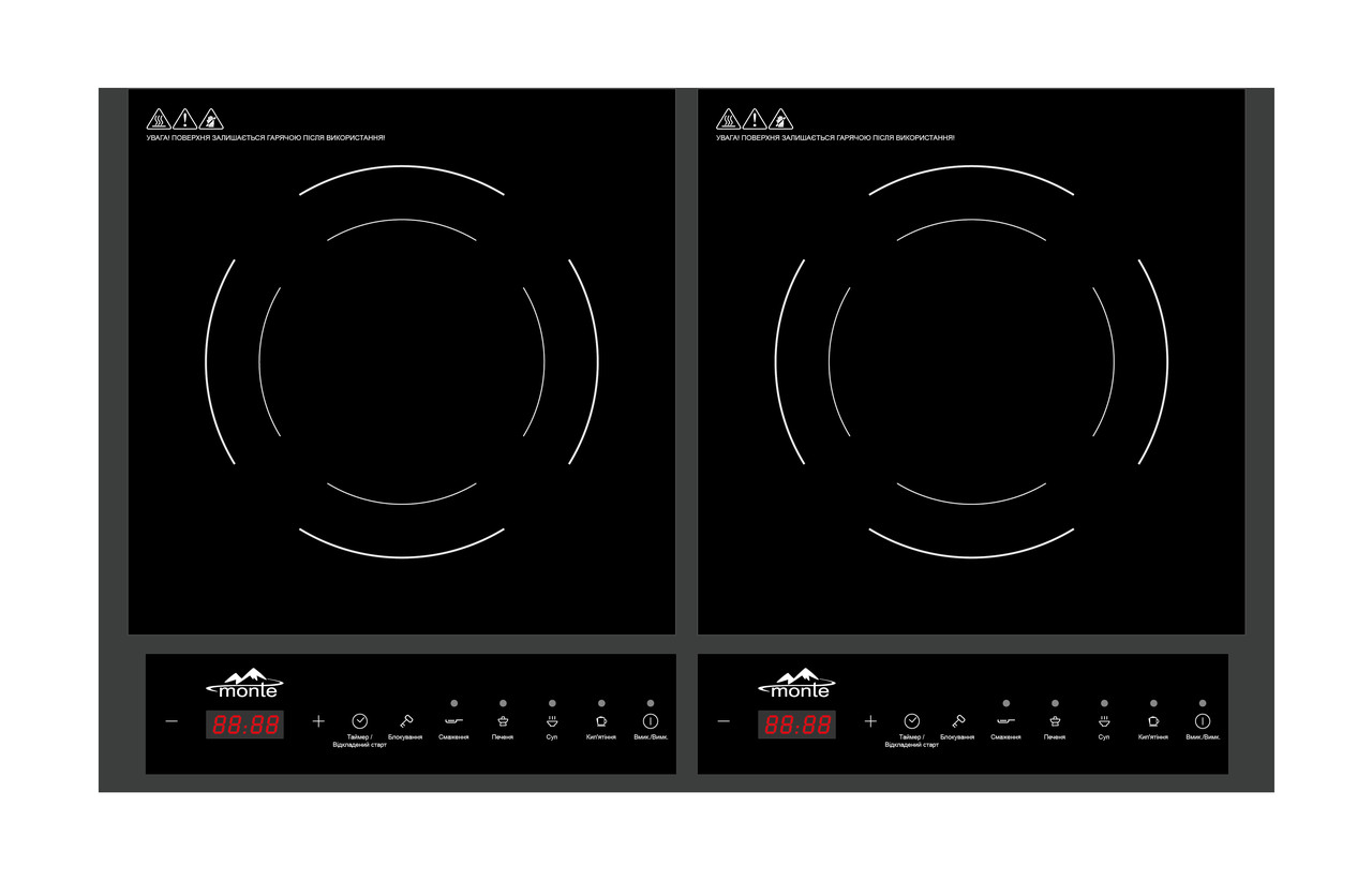 Електропліта індукційна настільна Monte (Моnte) (MT-2114)