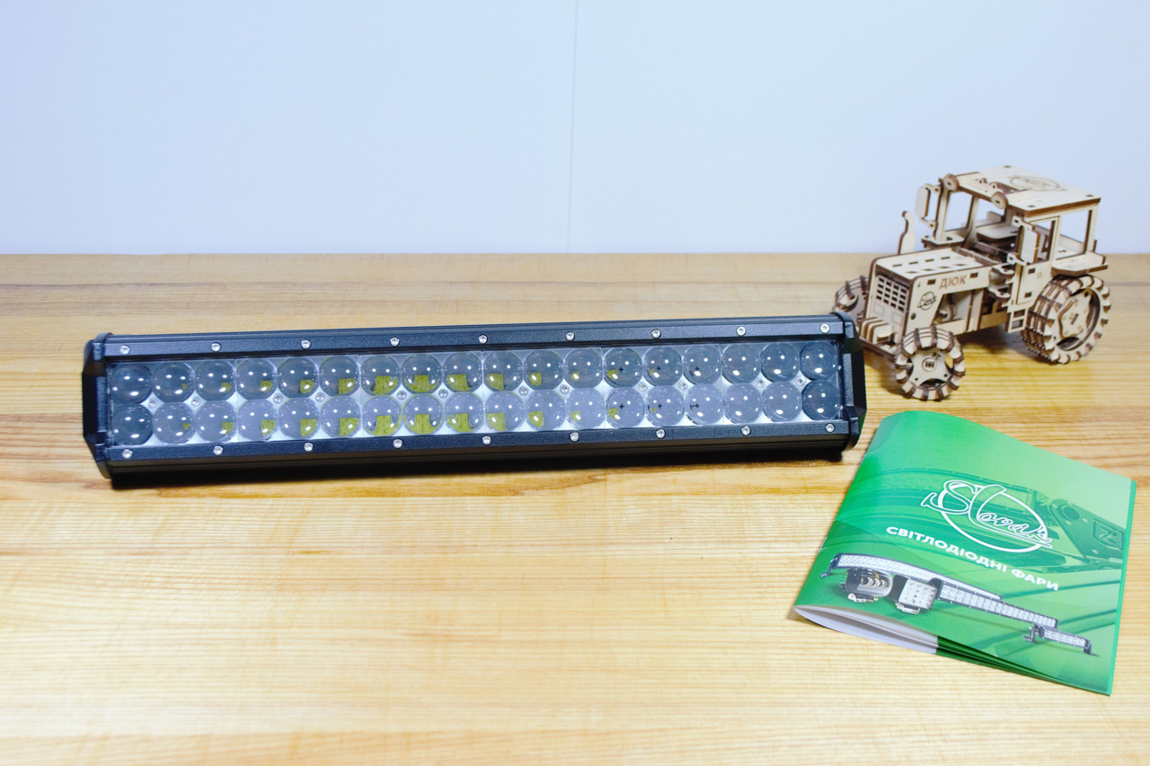 Світлодіодна LED Балка (50 см) 126 Вт (світлодіоди 3w x42шт) Лінзовані діоди, фото 1