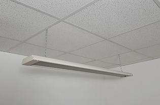 UKROP Б 600 - інфрачервоний обігрівач алюмінієвий стельовий довгохвильовий энергоэфективный, фото 4