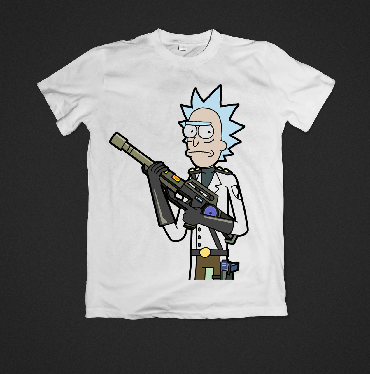 Футболка чоловіча з принтом rick and morty