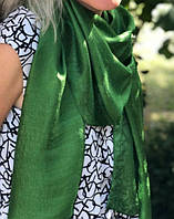 Замечательный яркий женский шарф из вискозы с блеском 180х70