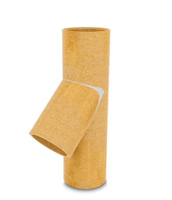 Трійник 45 градусів Wolfshöher Tonwerke 200