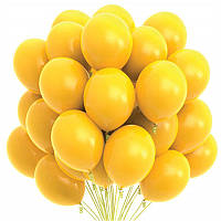 Воздушный шар 3" (7 см) "Бомбочка", упаковка 100 шт, латексные шары для праздника Желтый