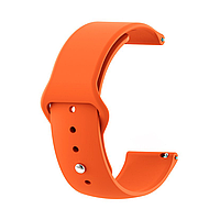 Браслет на смарт часы Samsung Galaxy Watch 42mm силиконовый 20 мм Orange