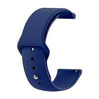 Браслет на смарт часы Samsung Galaxy Watch 42mm силиконовый 20 мм Dark Blue