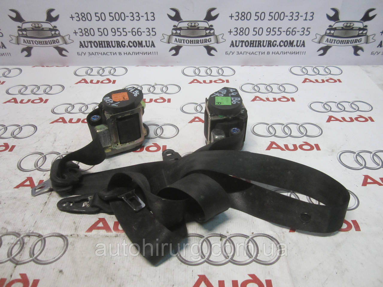 Передній ремінь безпеки AUDI A4 b6 (8E0857705 / 8E0857706)