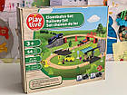 Залізниця PLAYTIVE NEW з дерева Німеччина ( Ikea, Brio, Hape, Viga Toys ), фото 8