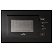 Вбудована мікрохвильова піч MWBI 20 G BK TC чорна 20 літрів, фото 2