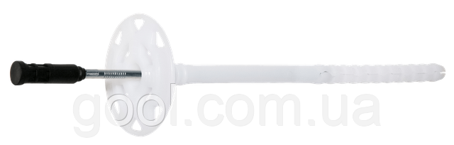 фаст фікс tdl дюбель для вати і пінопласту з металевим цвяхом і подовженою термоголовкою 10х240мм