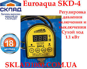 Електронне реле тиску Euroaqua SKD-4 для насосів і станцій