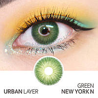 Контактные цветные линзы Urban Layer New York N Green