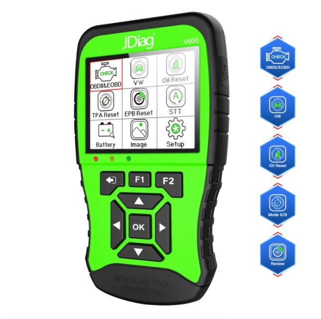 Діагностичний сканер OBD2 JDiag V600 VW / Audi / Skoda / Seat
