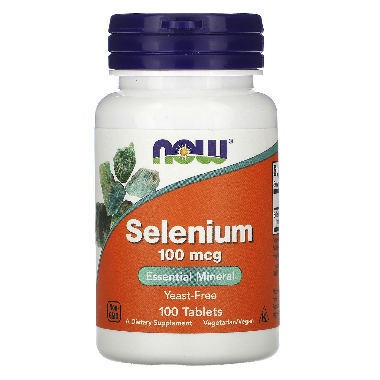 Селен Now Foods, Selenium, 100 mcg, 100 таблеток