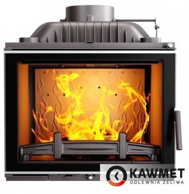 Камінна топка KAW-MET W17 Decor (12,3 кВт) ЕКО із шибером, фото 1