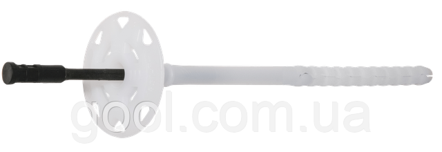 фаст фикс tdl дюбель для ваты и пенопласта с пластиковым гвоздем и удлиненной распорной частью 10х220мм