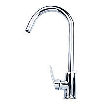 Змішувач SERIO Ø35 для кухні J-вилив на шпильці CORSO (DC-5B146C) (9626100), фото 3