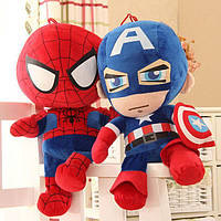 Мягкая плюшевая игрушка супергерои Марвел 30 см - подарок для мальчика