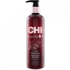 Захисний шампунь для фарбованого волосся CHI Rose Hip Oil Color Nurture Protecting Shampoo, 355 мл
