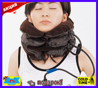 Надувной ортопедический воротник для шеи Ting Pai, подушка для шеи, фиксатор для шеи Premium class