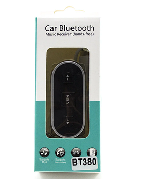 Bluetooth-адаптер BT380 AUX в авто, Black (KG-1265)