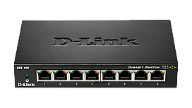 Гігабітний некерований комутатор D-Link (DGS-108)