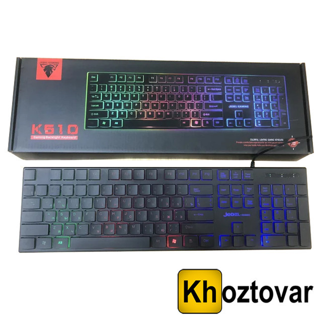 Дротова клавіатура з підсвіткою Jedel K510