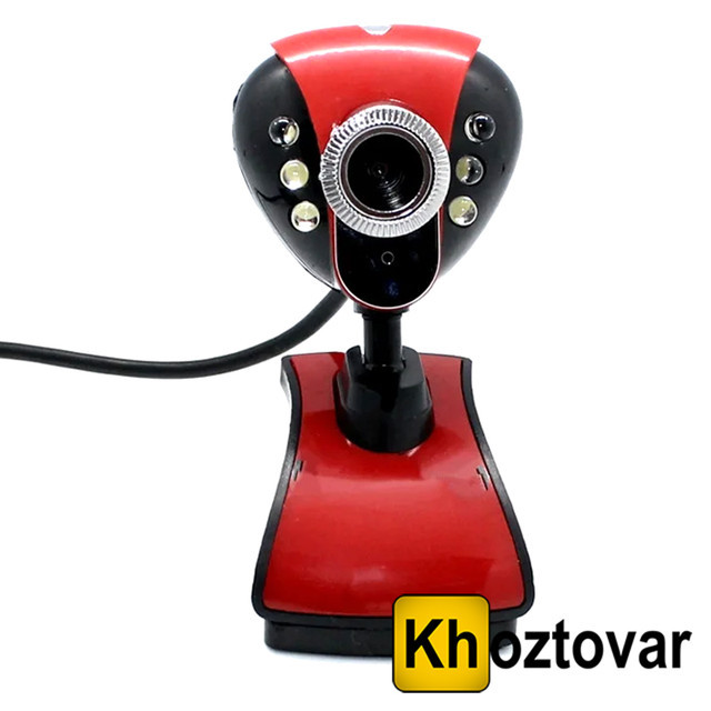 Вебкамера з мікрофоном і Led-підсвіткою DC 899, фото 1