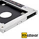 Кишеня-адаптер для під'єднання 2.5" HDD/SSD SATA 3.0  ⁇  HDD Caddy 9.5 мм, фото 4