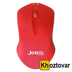 Комп'ютерна бездротова мишка Jedel W-120 Червоний