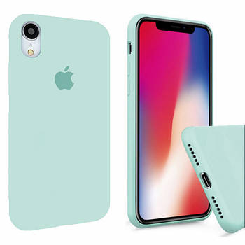 Чохол Silicone FULL case для IPhone Xr Sea Blue бірюза