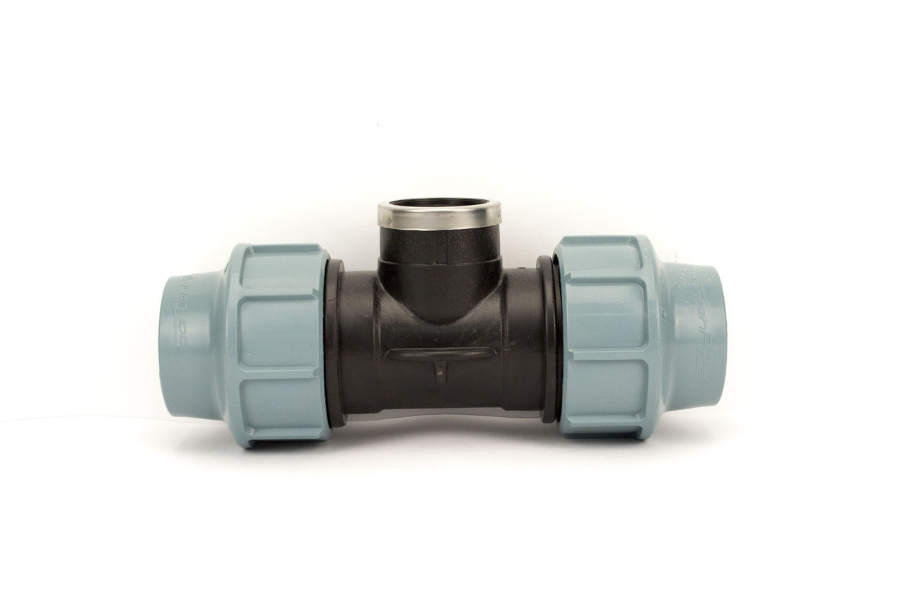 Трійник внутрішня різь ТВР SantehPlast 32х1/2"х32 (32х1/2"х32)