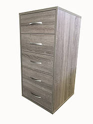 Тумба офісна з ящиками ЛДСП 850* 410*410 мм. Тумбочка в офіс для паперів і документів