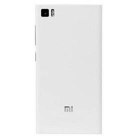 Задня панель корпусу (кришка) для Xiaomi Mi3 (Срібляста)