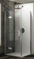 SOLVA PURE Стенка боковая для распашной двери 100*200см (цв хром гл. + стекло прозр Anti-Plaque)