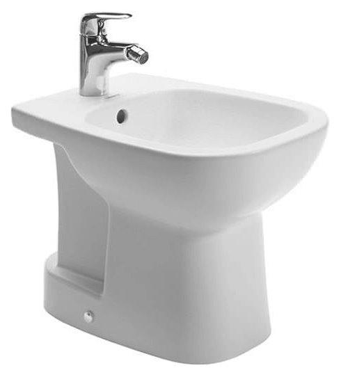 D CODE біде 35,5*52,5 см, підлогове з переливом з отвором під змішувач, фото 1