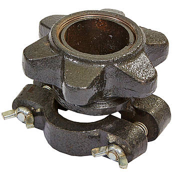 Замок 2,4 кг. для грифа d-50 мм гвинтовий (1 шт.) (метал хромований, ціна за 1 шт.)